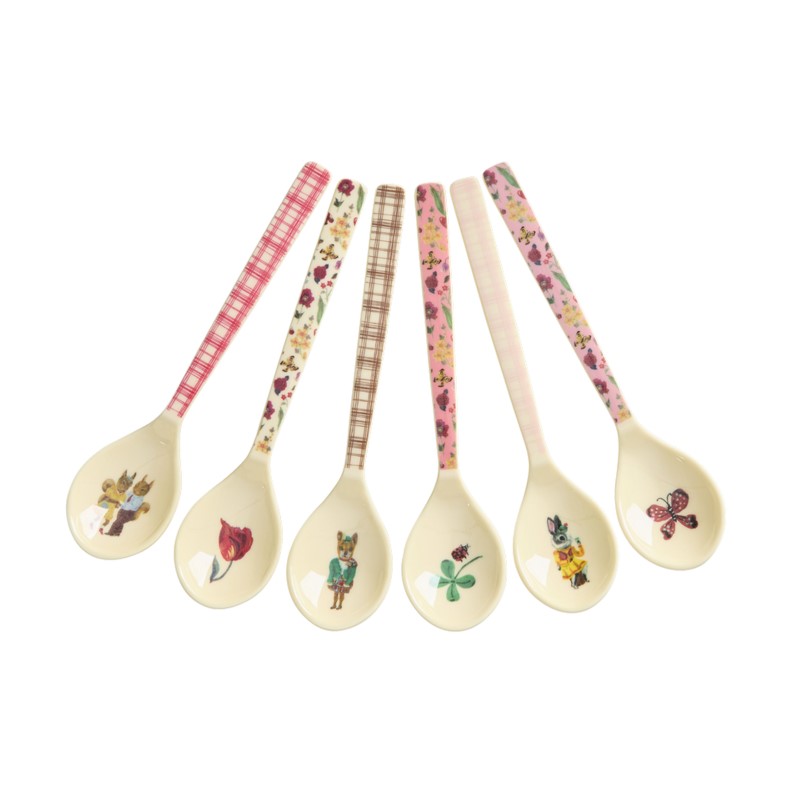 rice & Nathalie Lete  Melamine Teaspoon 6set (アソート)